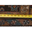 Tapis de couloir antique en laine teinture Kazak pré-1900 4 x 10