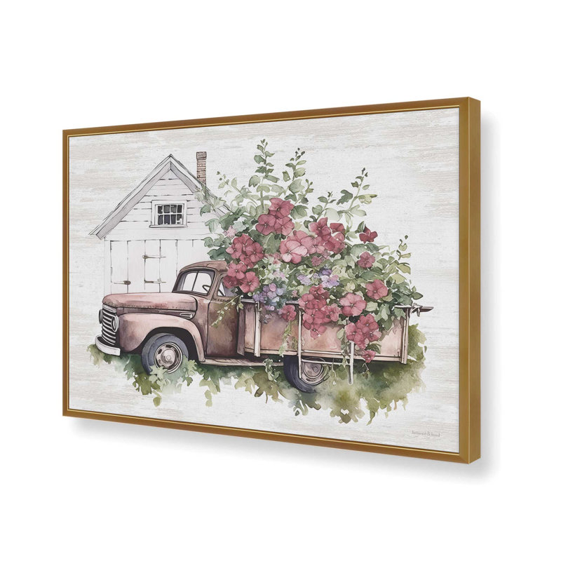 Reproduction d'art Posie, 32 W x 24 H, Gold, Framed Print