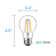 8 Watt (60 Watt Equivalent), A19 LED, Dimmable Light Bulb, E26/Medium (Standard) Base