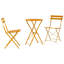 2 - Person Patio Dining Set with Rectangular Table , Cushions Included-1205524619