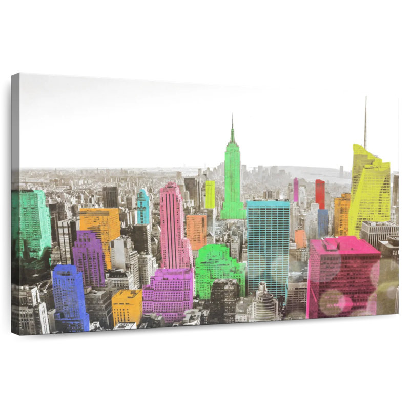 Rorry Color In The City, 16" H x 24" W
