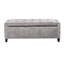 Horner 111cm Wide Velvet Tufted Rectangle Solid Colour Ottoman with Storage