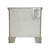 Grey 3-Drawer Nightstand