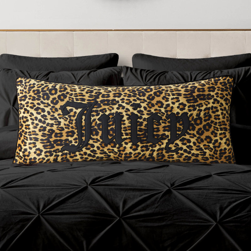 Juicy Couture Gothic Cheetah Decorative Pillow