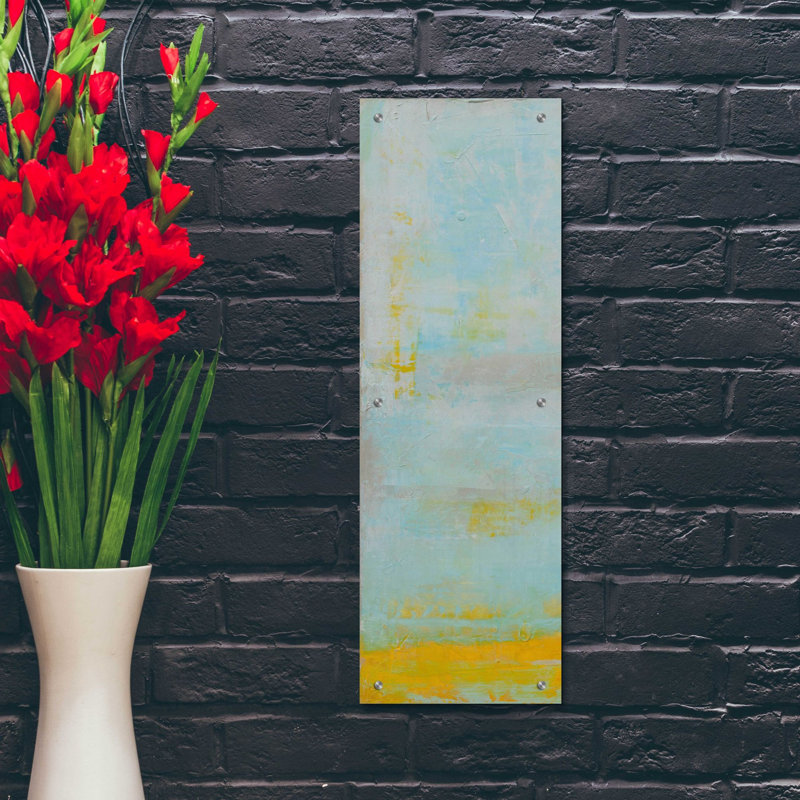 «New Horizon I» par Erin Ashley, art mural en verre acrylique, H 36 po x l 12 po x P 0,2 po