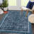 Suttle Oriental Machine Washable Rugs Floral Non-Slip Rug for Living Room Bedroom Nursery Dining Table Bedside Decor-209918022