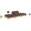 Canapé modulaire 3 pièces en tissu chenille 120 po Turin-407773572-407773592