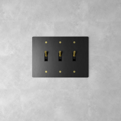 Ozarke Modern Brass Toggle Switch