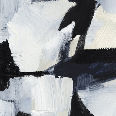 Expressive Monochrome IV by Victoria Barnes - Wrapped Canvas Painting
