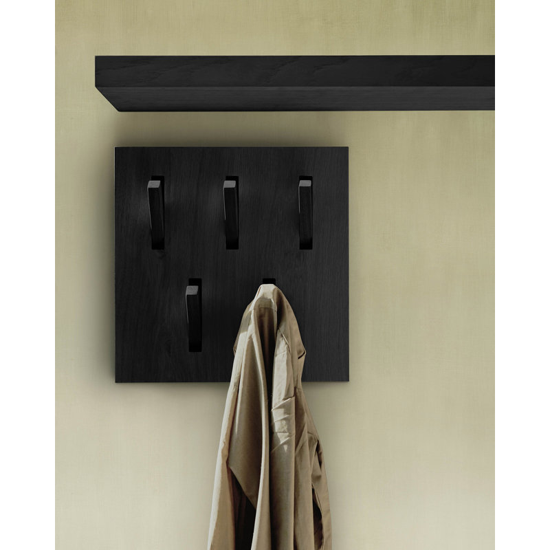 5 - Hook Wall Mounted Coat Rack