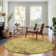Premium Machine Washable Prisco Gold Rug