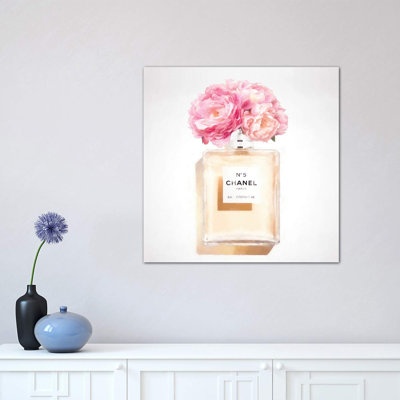 Peony Perfume - Wrapped Canvas Print