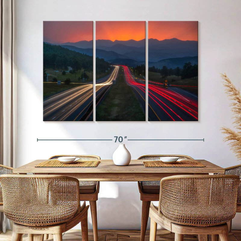 Mehar Sunset Rush Hour, 42" H x 65" W