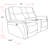 Blynn 73'' Zero Gravity Power Reclining Console Loveseat