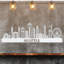Décoration murale en bois Seattle City Skyline-764952688-764952691