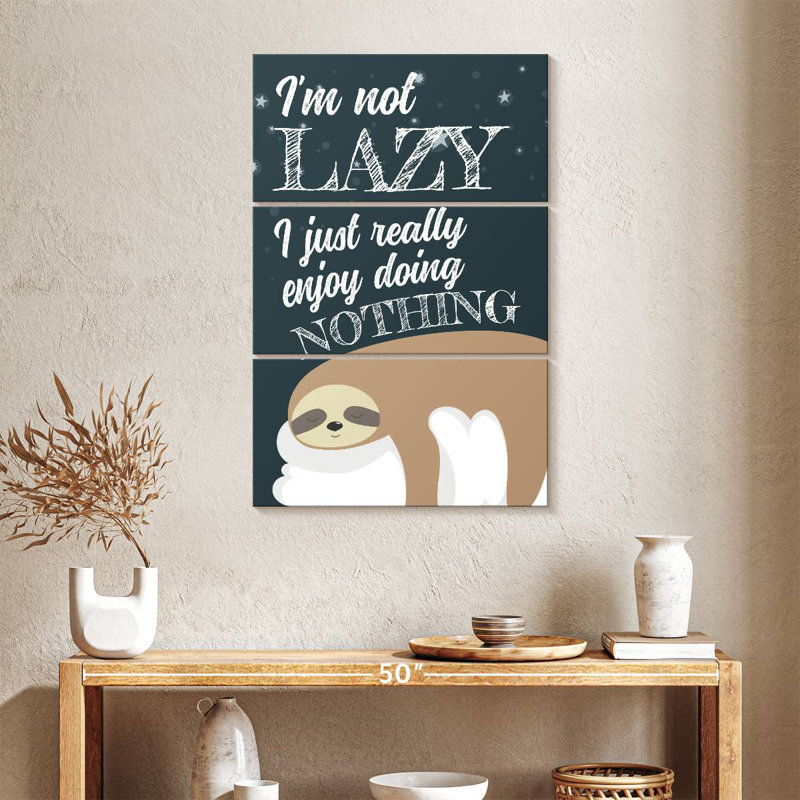 Tergel Funny Sloth, 38" H x 24" W