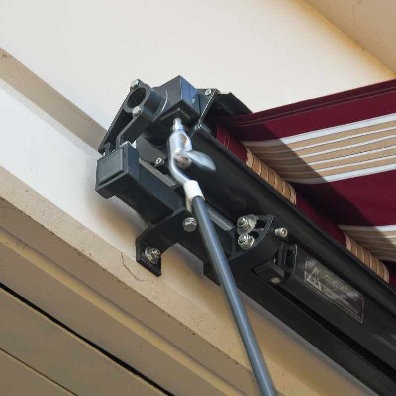 ALEKO Dark Gray Metal Hook Style Hand Crank for Retractable Awning