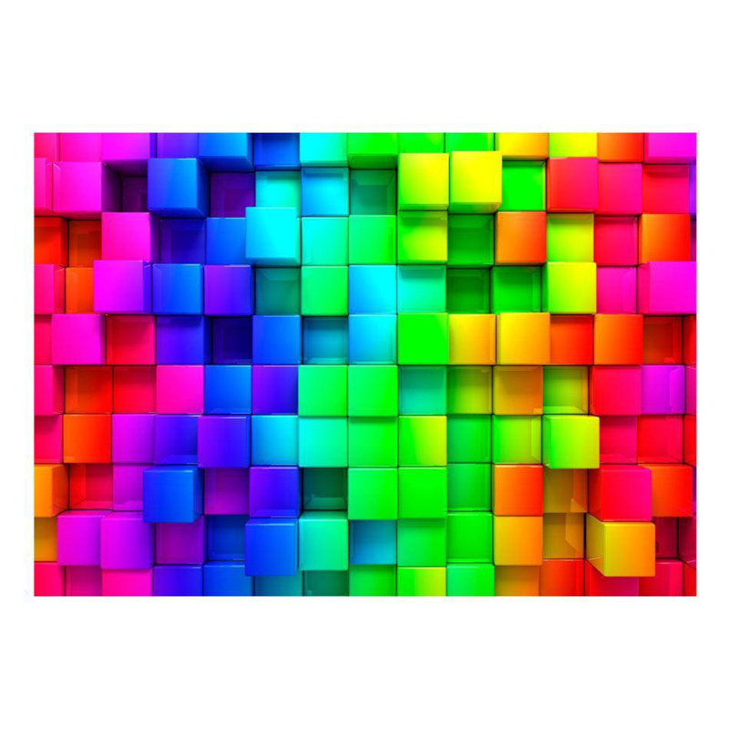 Arantxa Geometric Wall Mural, 82" L x 118" W