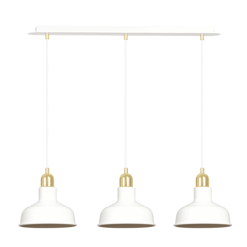Greig 3 - Light Kitchen Island Pendant, White