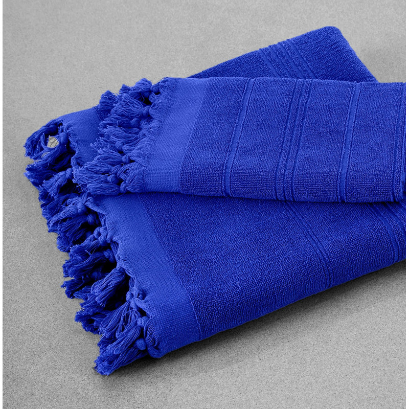 Cotton Lightweight Hand Towel, Parlament Blue