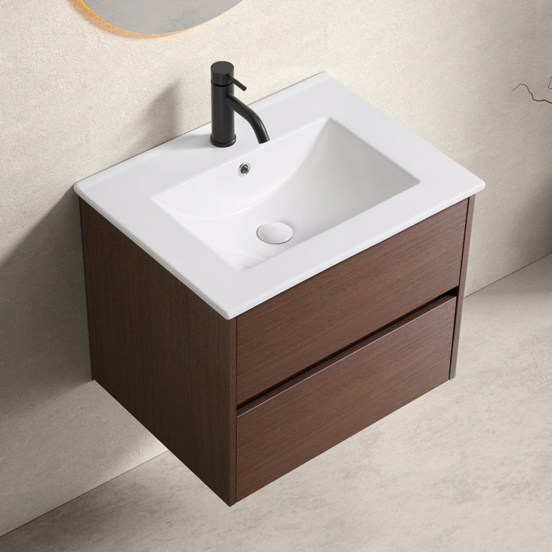 Meuble-lavabo mural 24 po avec lavabo