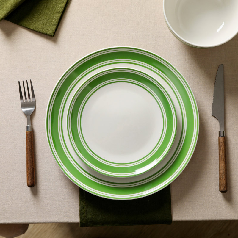 Rival 12-Piece Dinnerware Set Porcelain