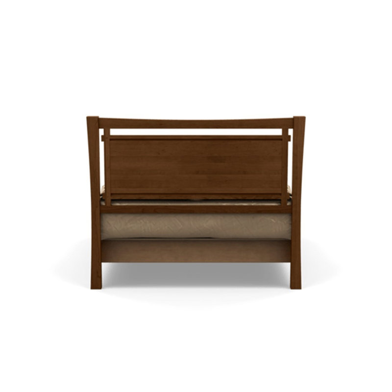 Monterey Solid Wood Platform Storage Bed, Saddle Cherry, Queen
