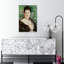 Woman In A Fur Coat Impressionist Abstract Contemporary Wall Art Print-1244062089