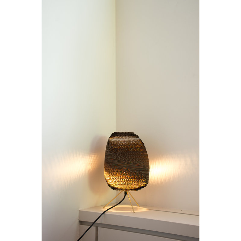Scraplights Recycled Cardboard Table Light - Ebey, Natural