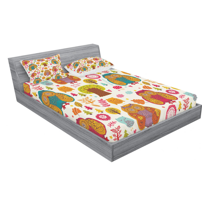 Microfiber Sheet Set, Queen Sheet Set with Fitted Sheet