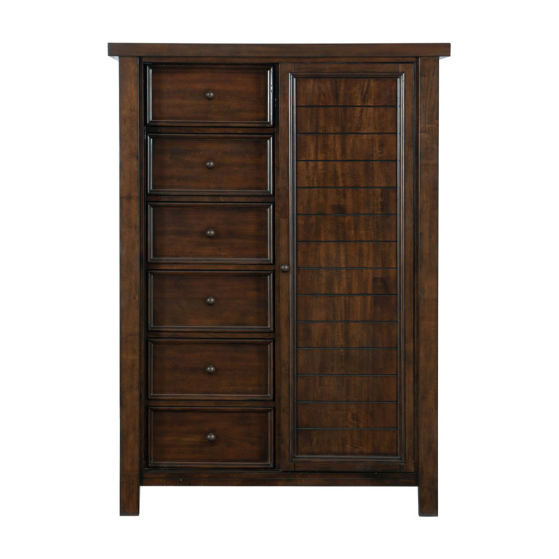 Classeur transitionnel classique avec 8 tiroirs et tablettes de rangement pour meubles de chambre à coucher 1 pièce, sans assemblage