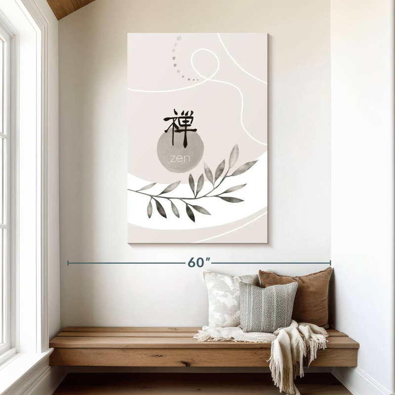Style japonais Kerrick Zen, H 48 po x l 32 po