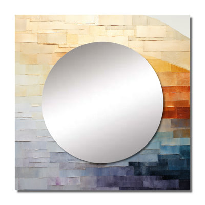 Deehan - Rainbow Large Square Mirror Wall Decor For Bedroom