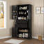 Armoire de rangement autoportante 72,6 po avec 2 tiroirs, 2 armoires et 6 tablettes derrière la porte-1720135813