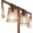 48" High X 65" Wide PipeDream 6 Light Table Lamp