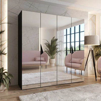 4 Door Manufactured Wood Wardrobe