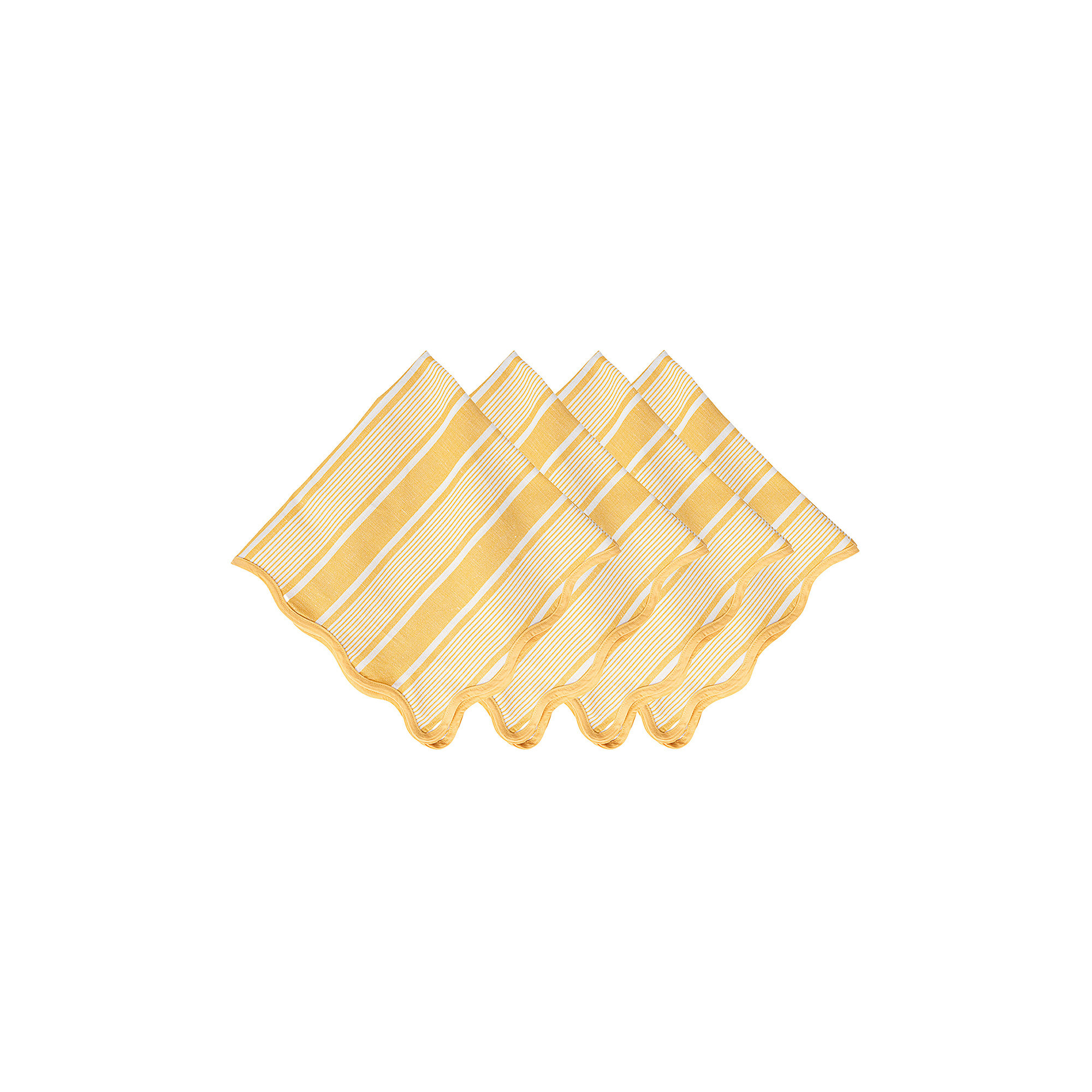 Cabana Stripe Napkins, Sunshine