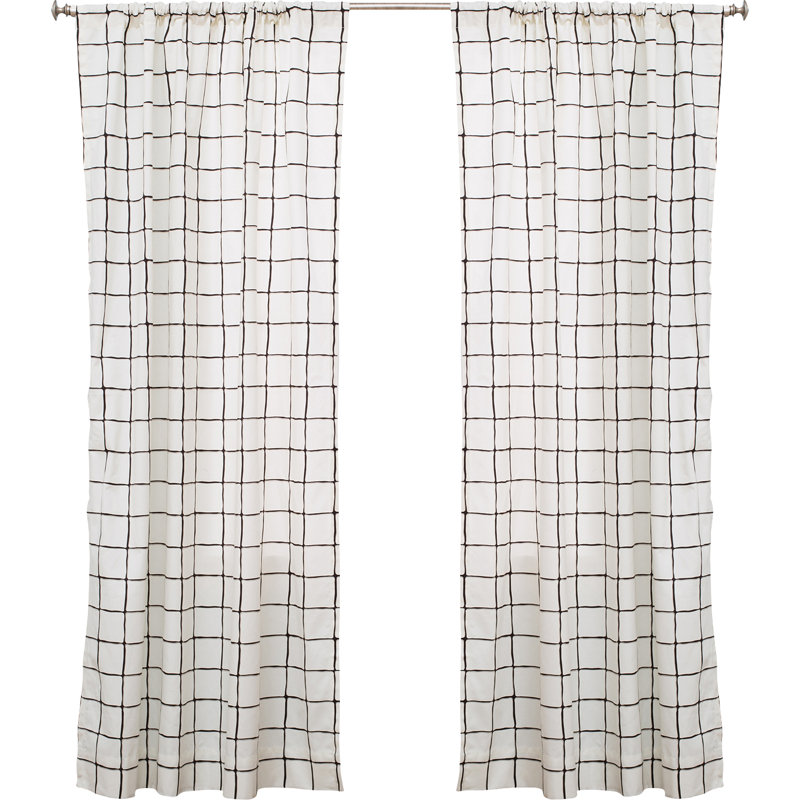 Semi Sheer Curtain, 50" W x 84" L
