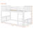 Twin Size Solid Wood Low Bunk Bed-1368673452