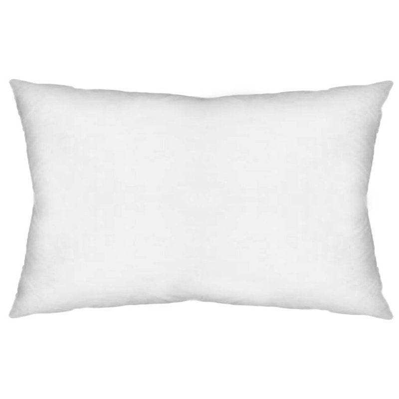 Solid Colour Fabric Reversible Throw Pillow, 13" x 21"