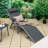 Broadvayne Outdoor Metal Chaise Lounge