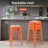 Cricklade Upholstered Counter Stool with Metal Frame-478246512