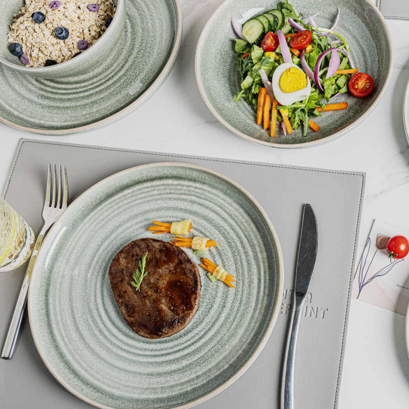  16 Piece Stoneware Dinnerware Set - Service For 4