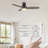 48" 3 - Blade  Flush Mount Smart Ceiling Fan with Light-1050936614-1050936795