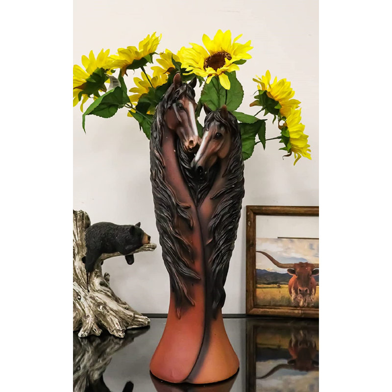 Figurine abstraite en forme de cœur à double châtaignier en forme de cœur