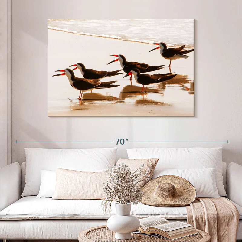 A Few Skimmers II, 32" H x 48" W