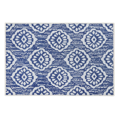 Owenby Geometric Non-Skid Kitchen Mat