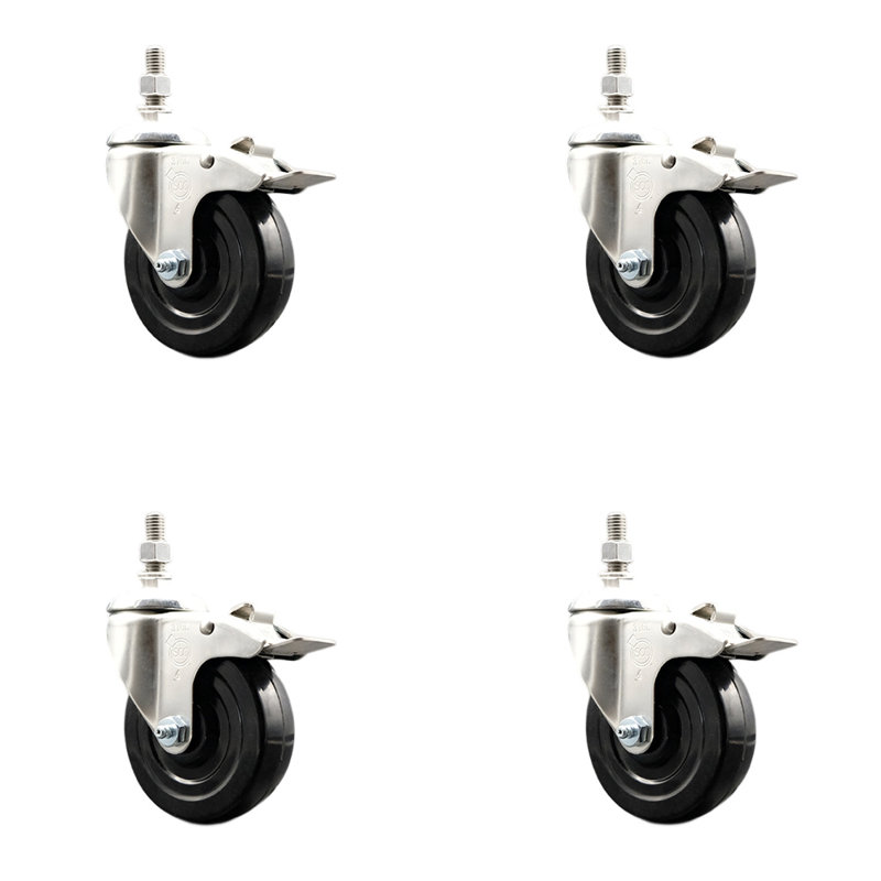 Soft Rubber Casters