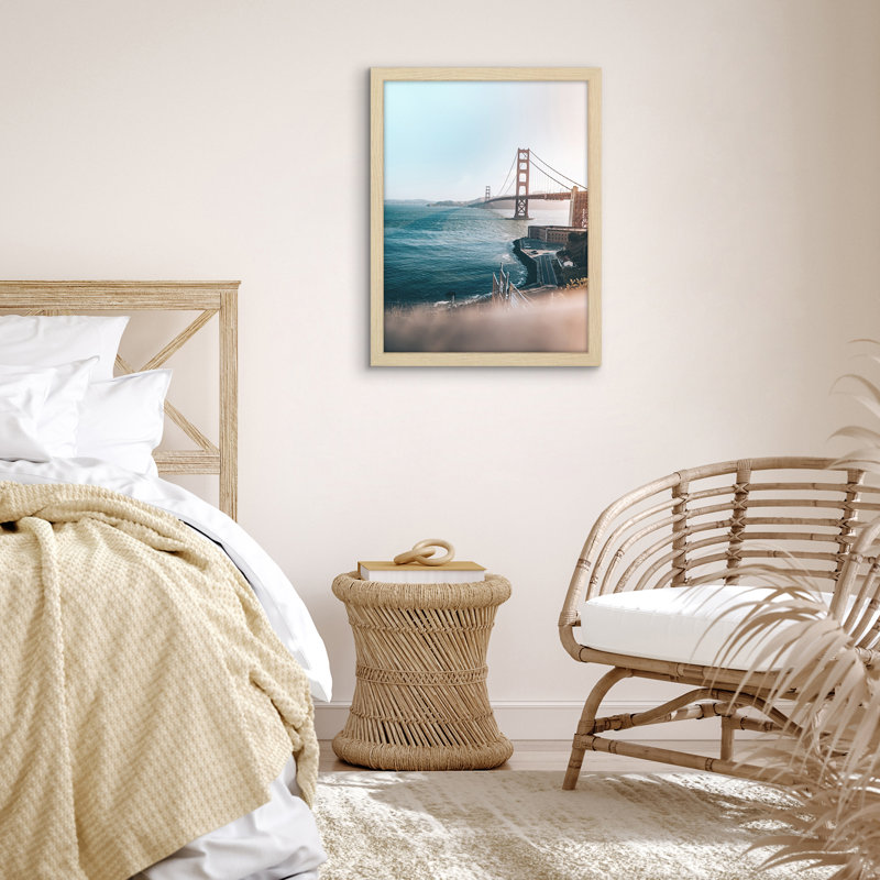 Affiche Bezuchov - Cadre photo en bois avec housse en plexiglas, Chêne naturel, L 18 po x H 24 po