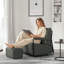Upholstered Flannel Armchair